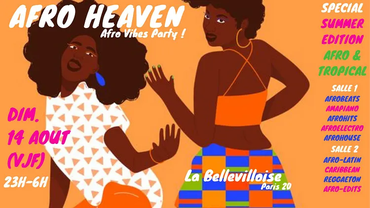 Afro Heaven spécial summer edition Afro & Tropical vibes !