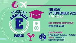 TUESDAY ERASMUS IN PARIS