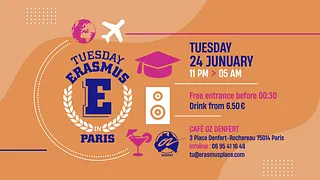 TUESDAY ERASMUS IN PARIS