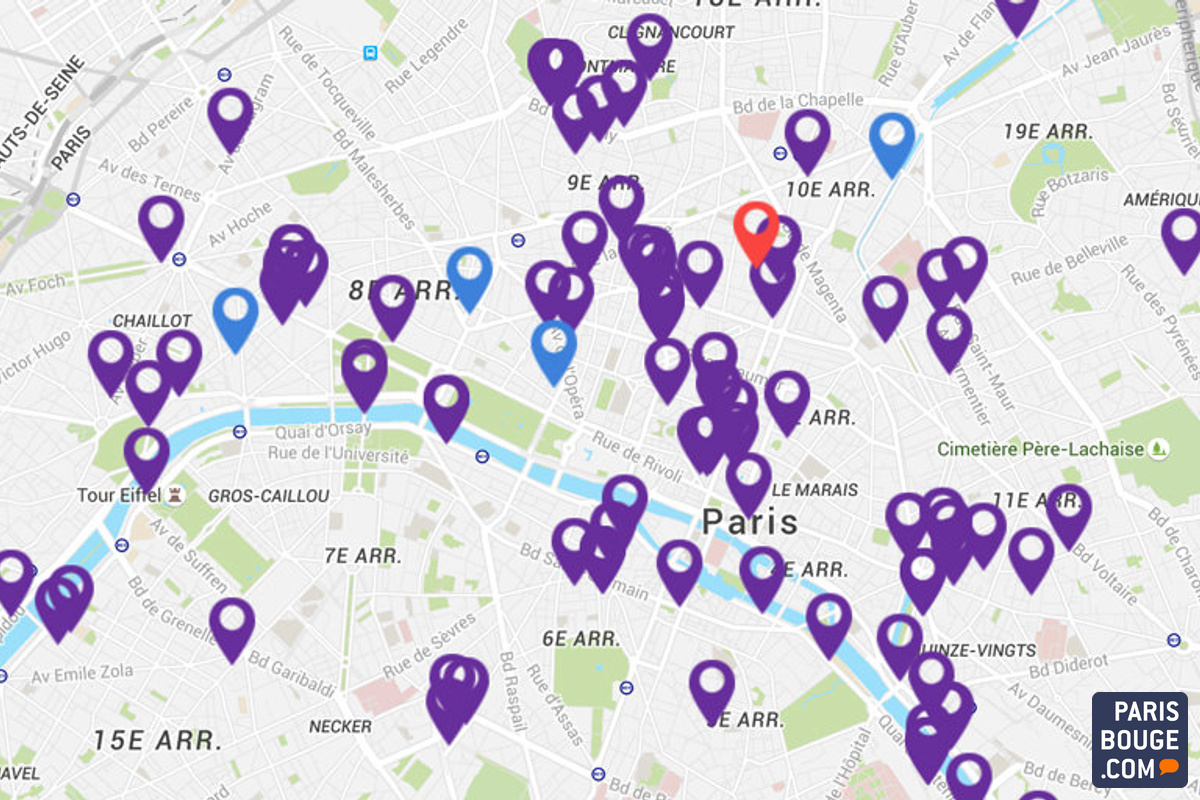 Nouvel An A Paris Une Carte Interactive Pour Trouver Sa Soiree Du Reveillon