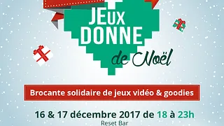 Une brocante solidaire jeux vidéo et goodies pour Noël
