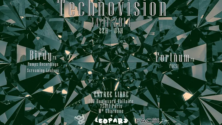 Technovision w/ Fortnum (Fac51), Birdy (Pumpz Recordings, Screaming Loulous)