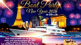 BOAT PARTY NEW YEAR 2026 NOUVEL AN D' EXCEPTION SUR LA SEINE