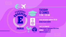 TUESDAY ERASMUS IN PARIS