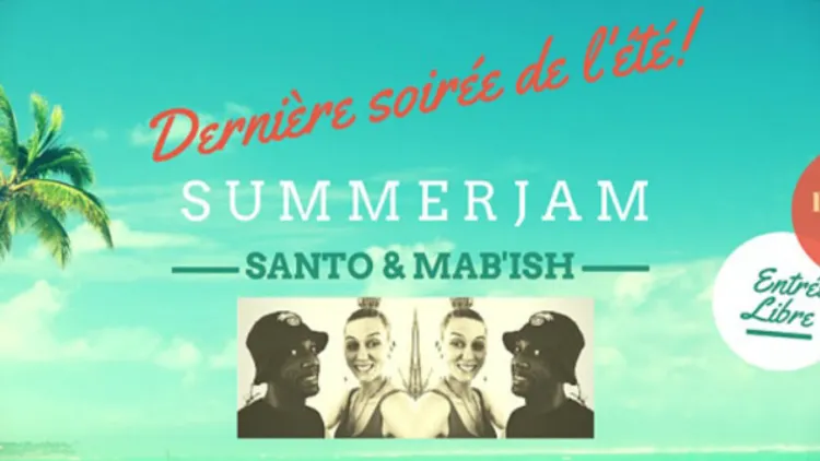 Dernière soirée de l'été au Bar demory-Paris avec Santo & Mab'ish