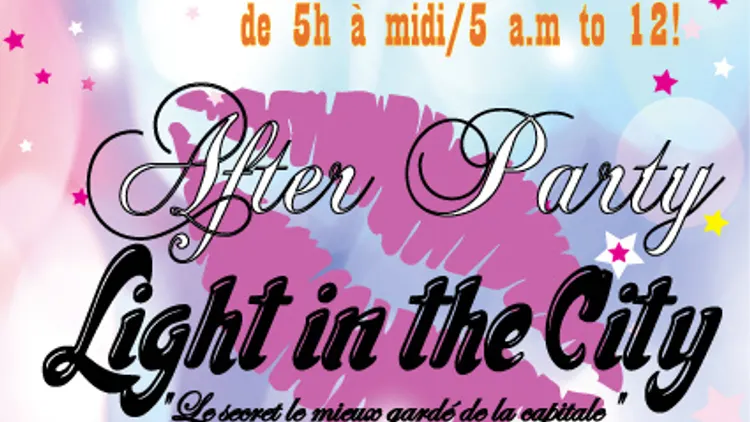 After party Light in the city