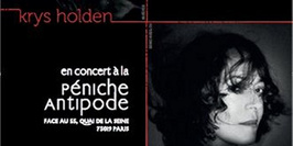 Tudyka et Krys Holden en concert  à La Péniche Antipode (Paris)
