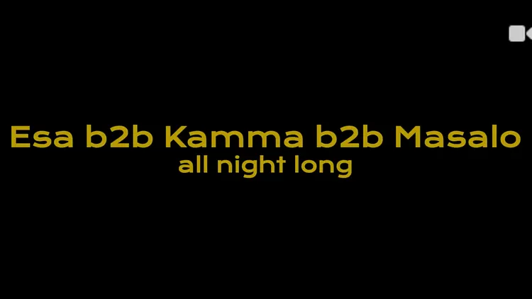 Badaboum Club : Esa b2b Kamma b2b Masalo all night long