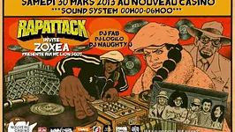Rapattack Sound System invite ZOXEA