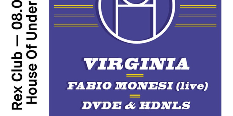 House OF Underground: Virginia, Fabio Monesi Live, Dvde & Hdnls