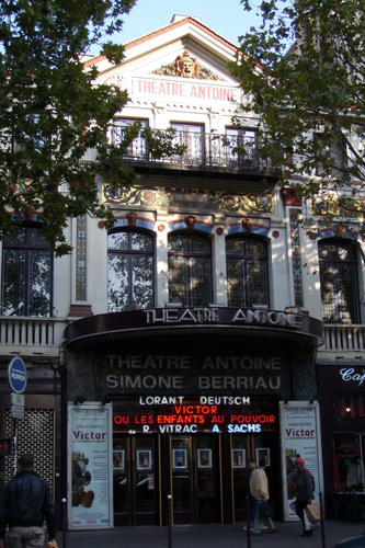 Le Théâtre Antoine Théâtre Paris