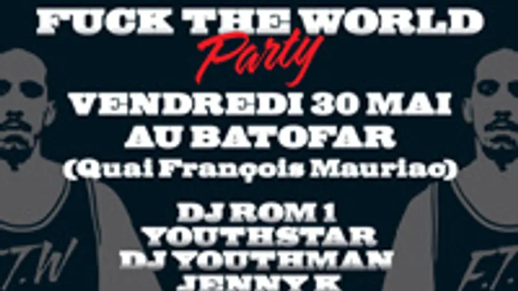 BIG RED aka 9JARED présente: “FUCK THE WORLD”PARTY