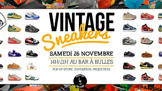 Vintage Sneakers au Bar à Bulles