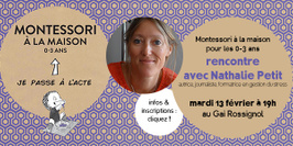Montessori à la maison : rencontre avec Nathalie Petit