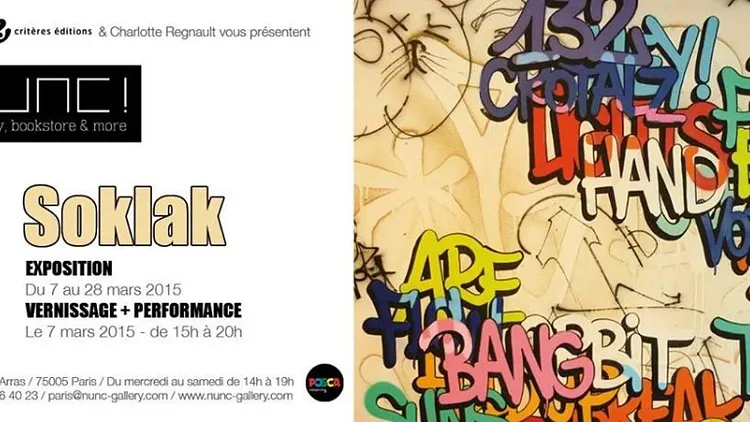 SOLO SHOW - Exposition de SOKLAK