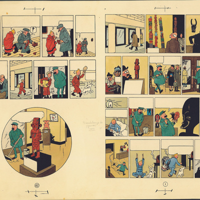 Les aventures d'Hergé s'exposent au Grand Palais