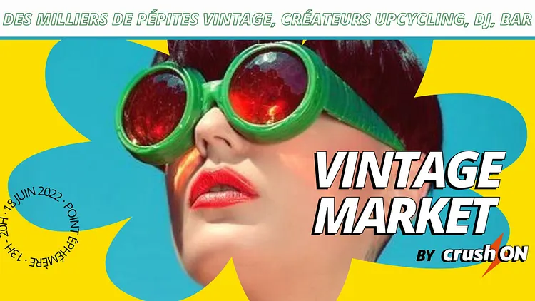 CrushON Vintage Market x Point Éphémère
