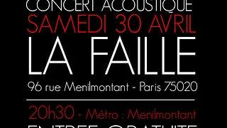 Marcus Live à la Faille Paris