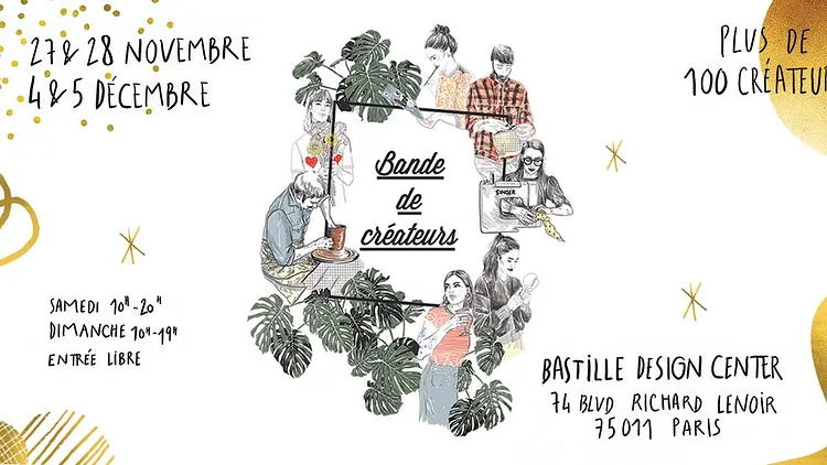 Bande de créateurs Noël - Bastille Design Center