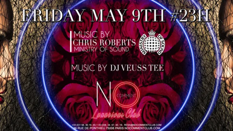 Special Crazy Friday with Chris Roberts DJ from Ministry of Sound London & Veuss Tee DJ