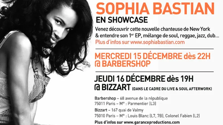 SOPHIA BASTIAN en showcase