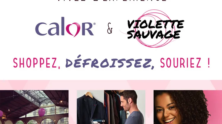 L'Expérience Calor au vide-dressing Violette Sauvage