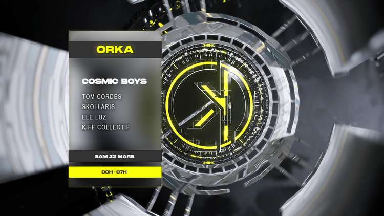 ORKA x COSMIC BOYS / Tom Cordes / Ele Luz / Skollaris