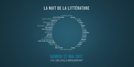 Nuit de la littérature 2017 - Belleville / Ménilmontant