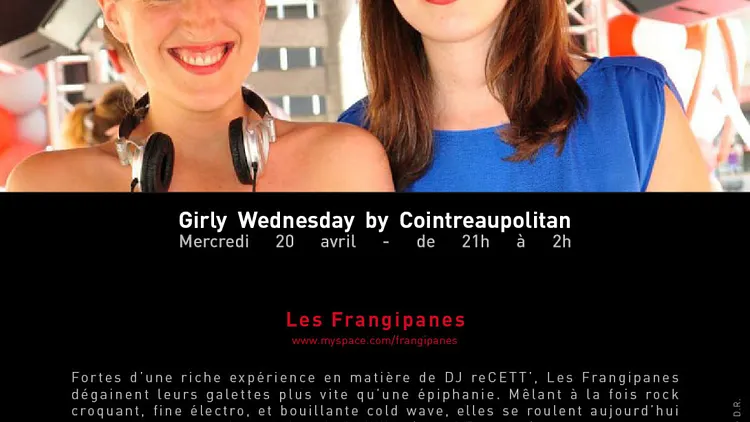 Les Frangipanes * MIX GIRLY WEDNESDAY VY COINTREAU