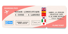 Voyage Linguistique - 6 cours originaux dans 6 langues étrangères