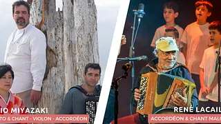 co plateau  trio Miyazaki  et René Lacaille