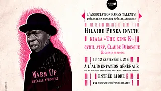 Hilaire Penda Warm Up Show invite The King K alias Kiala