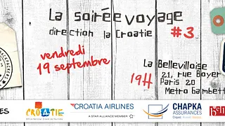 Soirée Voyage #3 : direction la Croatie