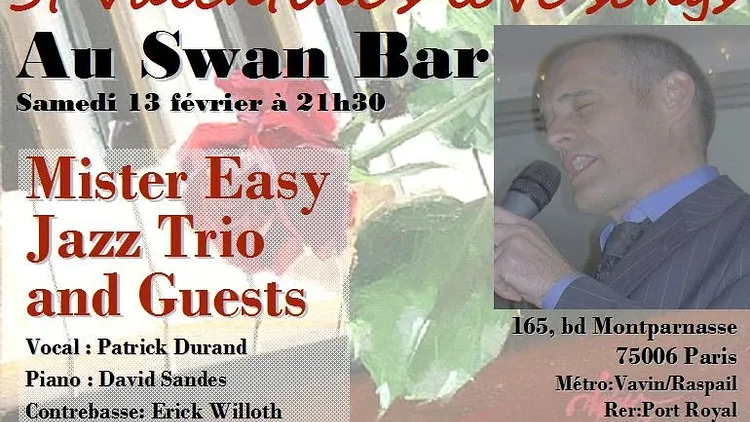 Jazz St Valentin: Mister Easy en concert à Paris