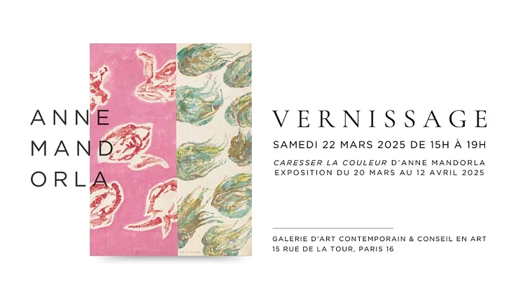 Exposition « Caresser la couleur » d'Anne Mandorla