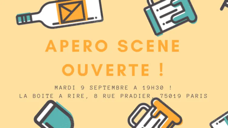 Apéro rencontres artistiques et scéne ouverte !