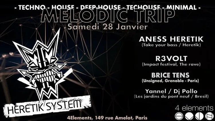 The Rave & 4Elements invitent Aness de HERETIK SYSTEM !