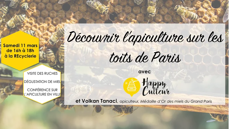 Conférence "Découvrir l'apiculture sur les toits de Paris"