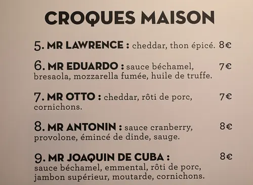 La Maison du Croque Monsieur Restaurant Paris