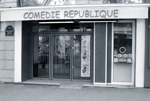 La Comédie République Salle Théâtre Paris