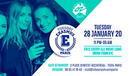 TUESDAY ERASMUS IN PARIS