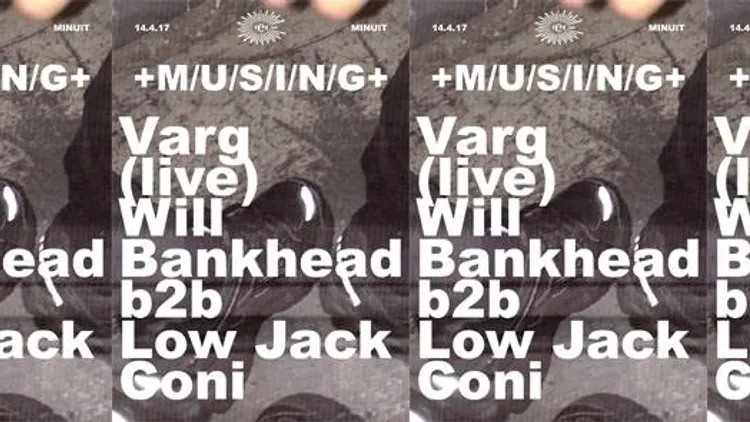 +M/U/S/I/N/G+ w/ Varg live, Will Bankhead B2B Low Jack, Coni