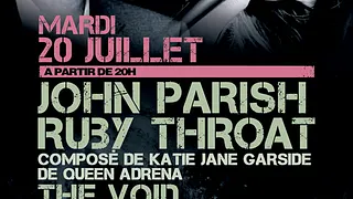 JOHN PARISH + RUBY THROAT au Batofar