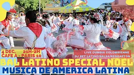 BAL LATINO SPECIAL NOËL ! Soirée cumbia, salsa, caribe, afro-latin, reggaeton II CAFE A (Paris 10)