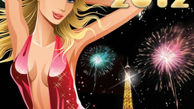 LOVELY GIRL - CHAMPS ELYSEES - NEW YEAR 2012