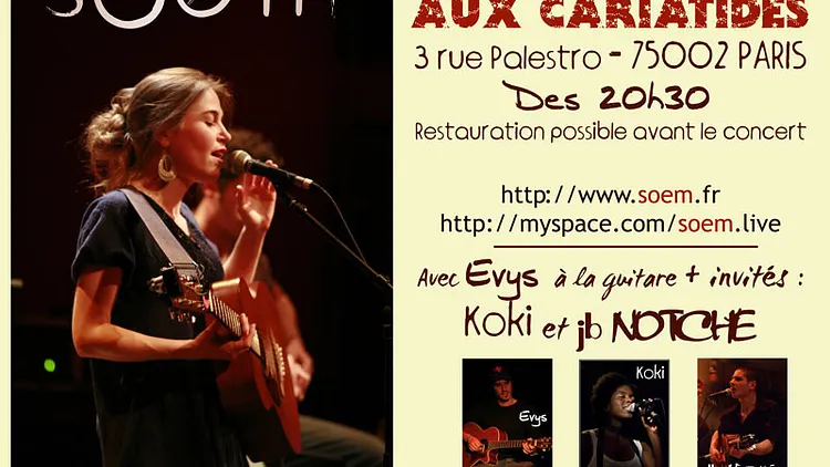 sOem + invités aux Cariatides