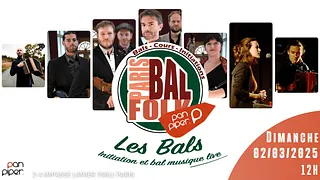 Le gros bal de Paris Bal Folk avec Tiennet Simonnin Solo - Ormuz - Duo Nello