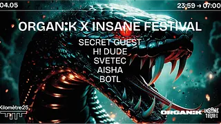 ORGANIK X INSANE x KM25 : H! DUDE, SVETEC, AISHA & more