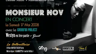 Mr Nov en concert à la Bellevilloise dès 19h
