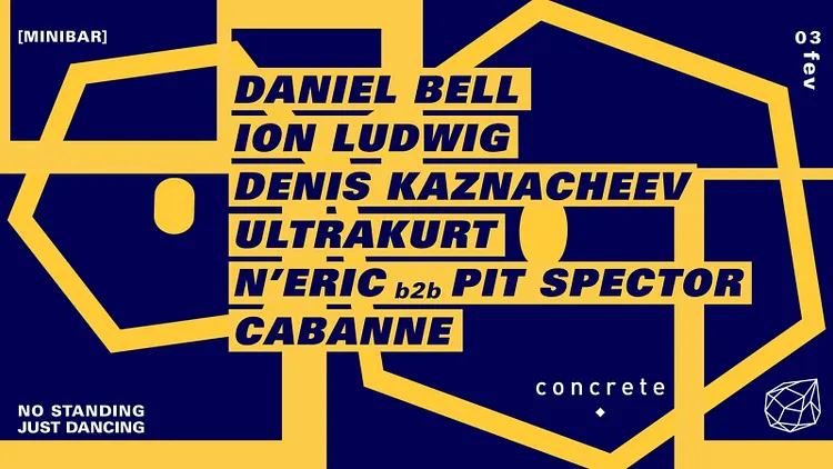 Concrete x Minibar: Daniel Bell, Ion Ludwig, Denis Kaznacheev